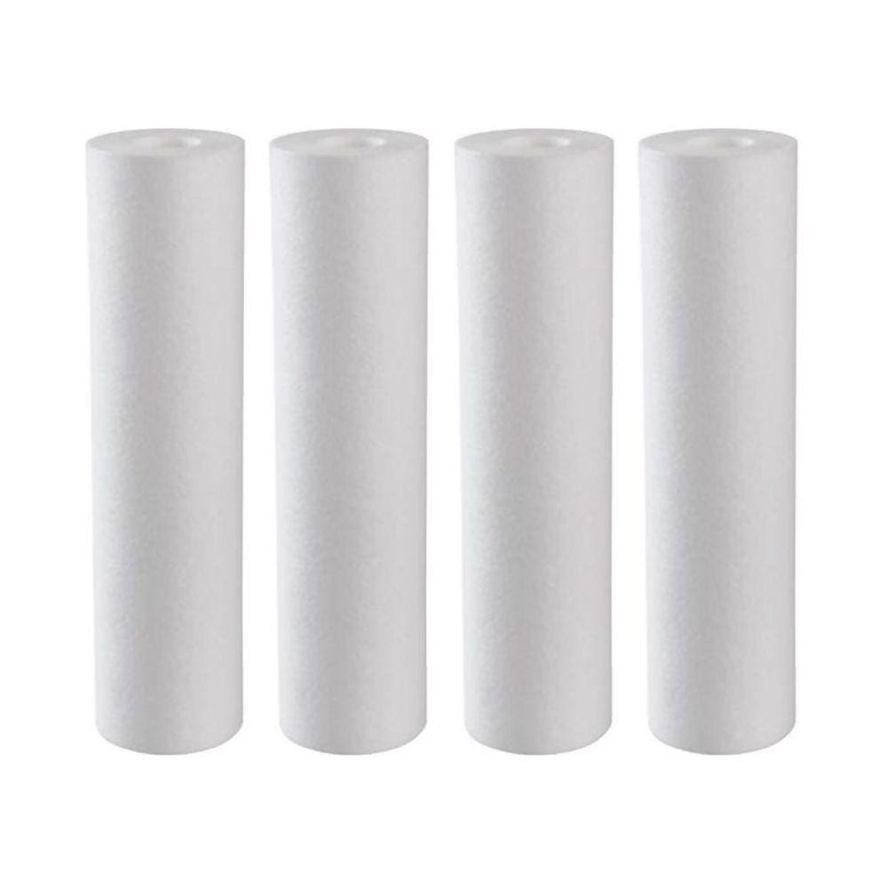 Kit 4 Refil Polipropileno Deionizador Liso 10X2 1/2 50 Micra