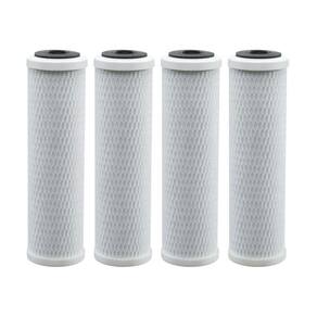 Kit 4 Filtro Refil Carbon Block 10X2.1/2 10 Micras