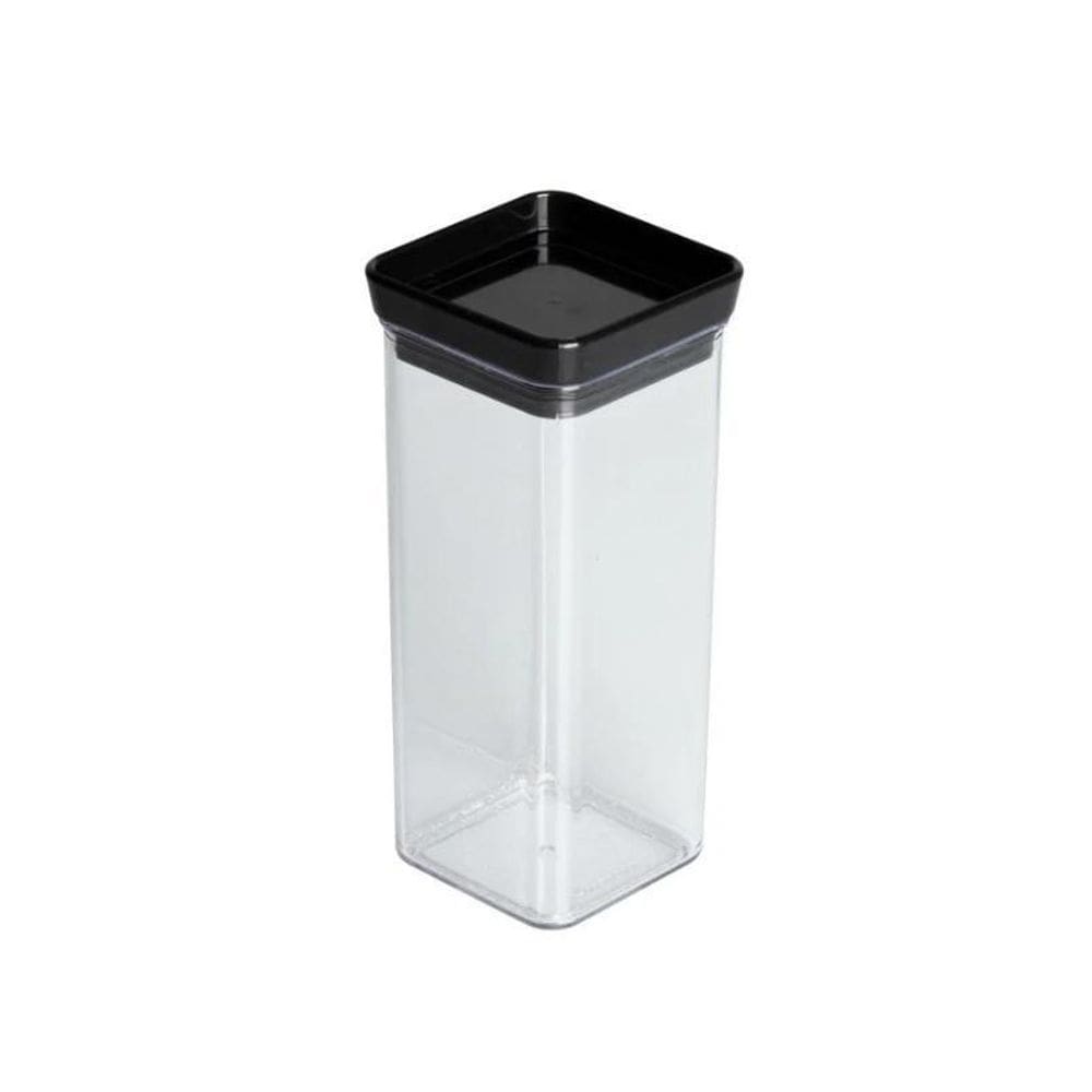 Pote Hermetic Lumini Quadrado 340ml Preto