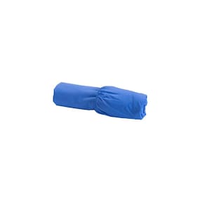 Lençol Elástico Casal Até 30Cm Alt 100% Algodão 200Fios Azul