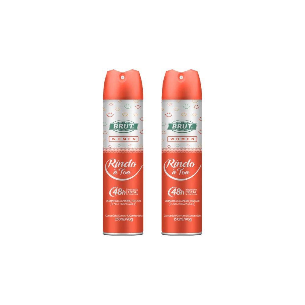Desodorante Aero Brut Rindo a Toa 150ml-Kit C/2un