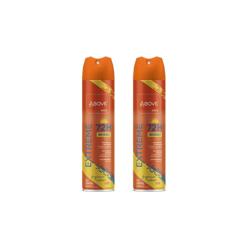 Desodorante Aero Above 150ml Extreme Inv Sun 72h-Kit C/2un