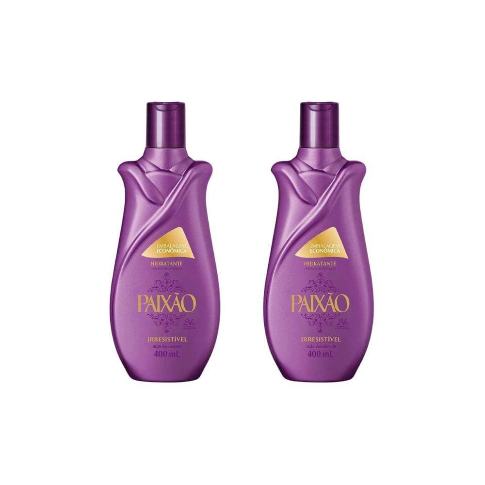 Hidratante Corporal  Paixão 400ml Irresistivel - Kit C/ 2un
