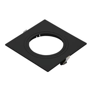 Spot Embutir Plano Mini Dicroica Abs Preto 6288