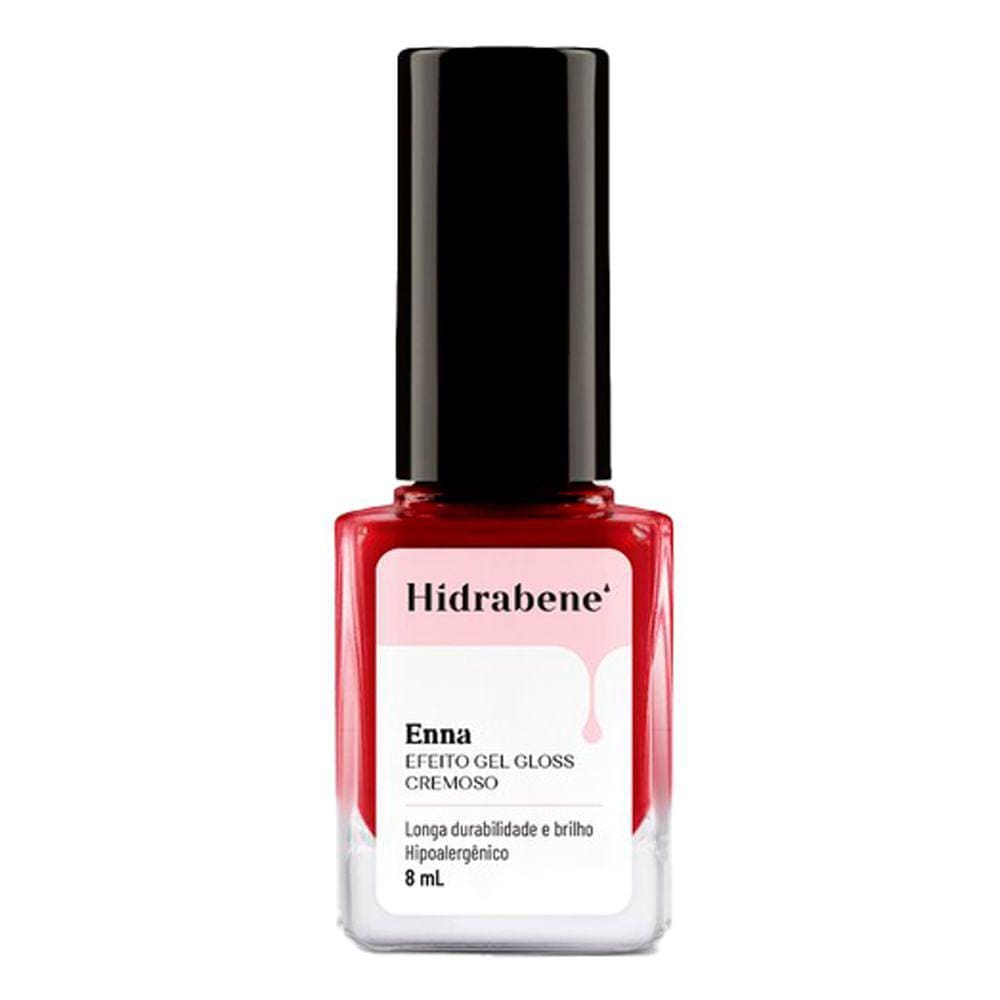 Esmalte Hidrabene Cremoso Efeito Gel Gloss Cor Enna 8ml