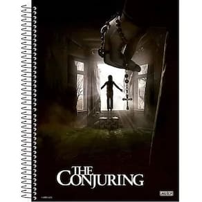 Caderno Universitário Espiral Capa Dura 80 folhas - 1 matéria The Conjuring: FS