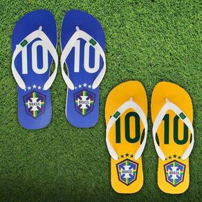 Kit 2 Pares Chinelo Masculino Antiderrapante Brasil