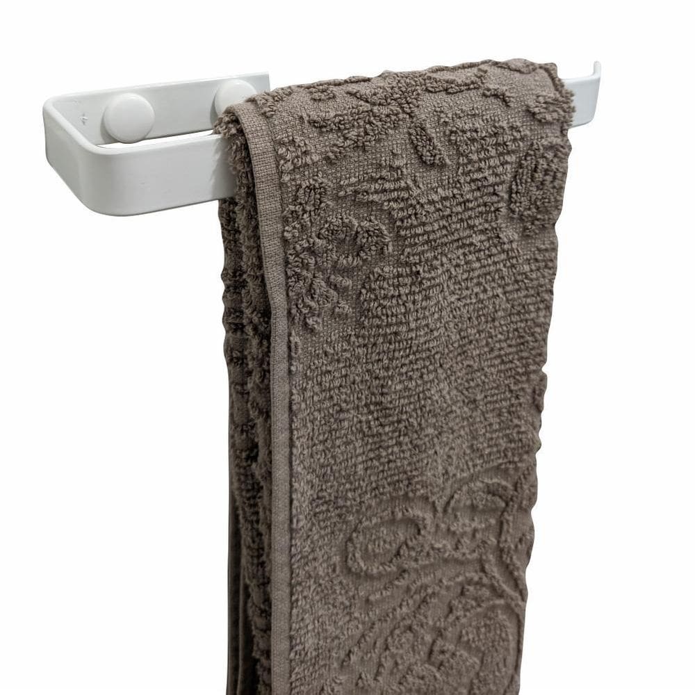 Porta Toalha De Rosto Para Banheiro Branco Brilho Supremo