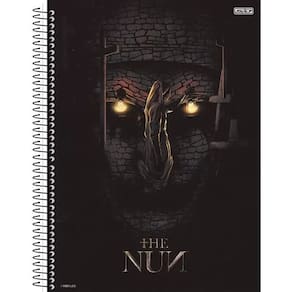 Caderno Universitário Espiral Capa Dura 80 folhas - 1 matéria The Nun A Freira: FS