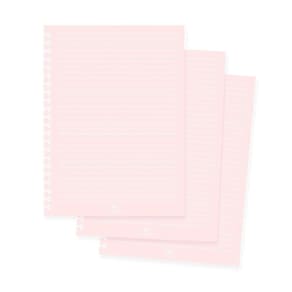 Refil Folhas Para Caderno Smart Colegial 48Fls Rosa Dac