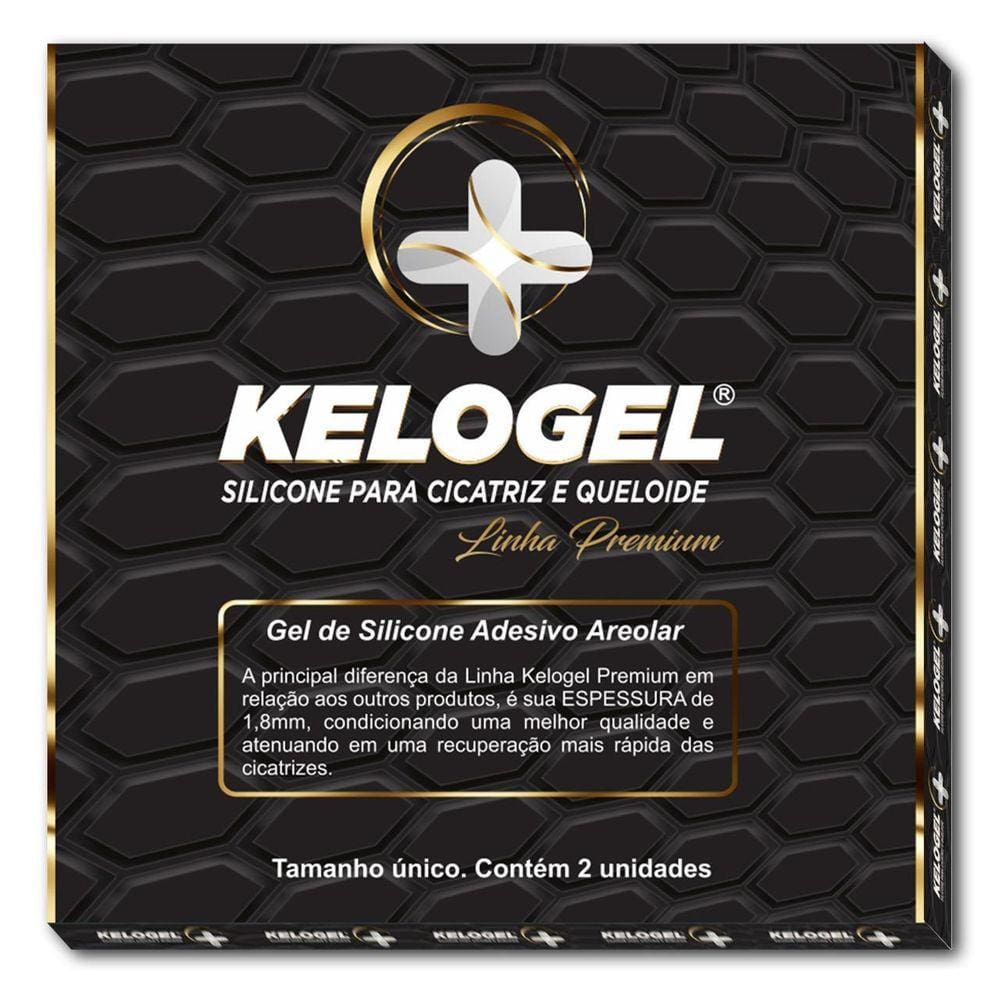 Placa De Silicone Areolar 8Cmx8Cm Esp.1.8Mm Premium Kelogel
