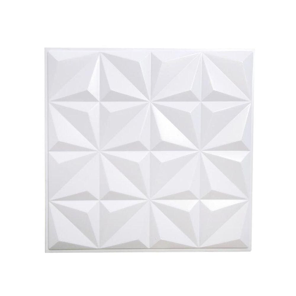 Kit 50 Placas Revestimento De Parede Pvc 3D Relevo Estelar