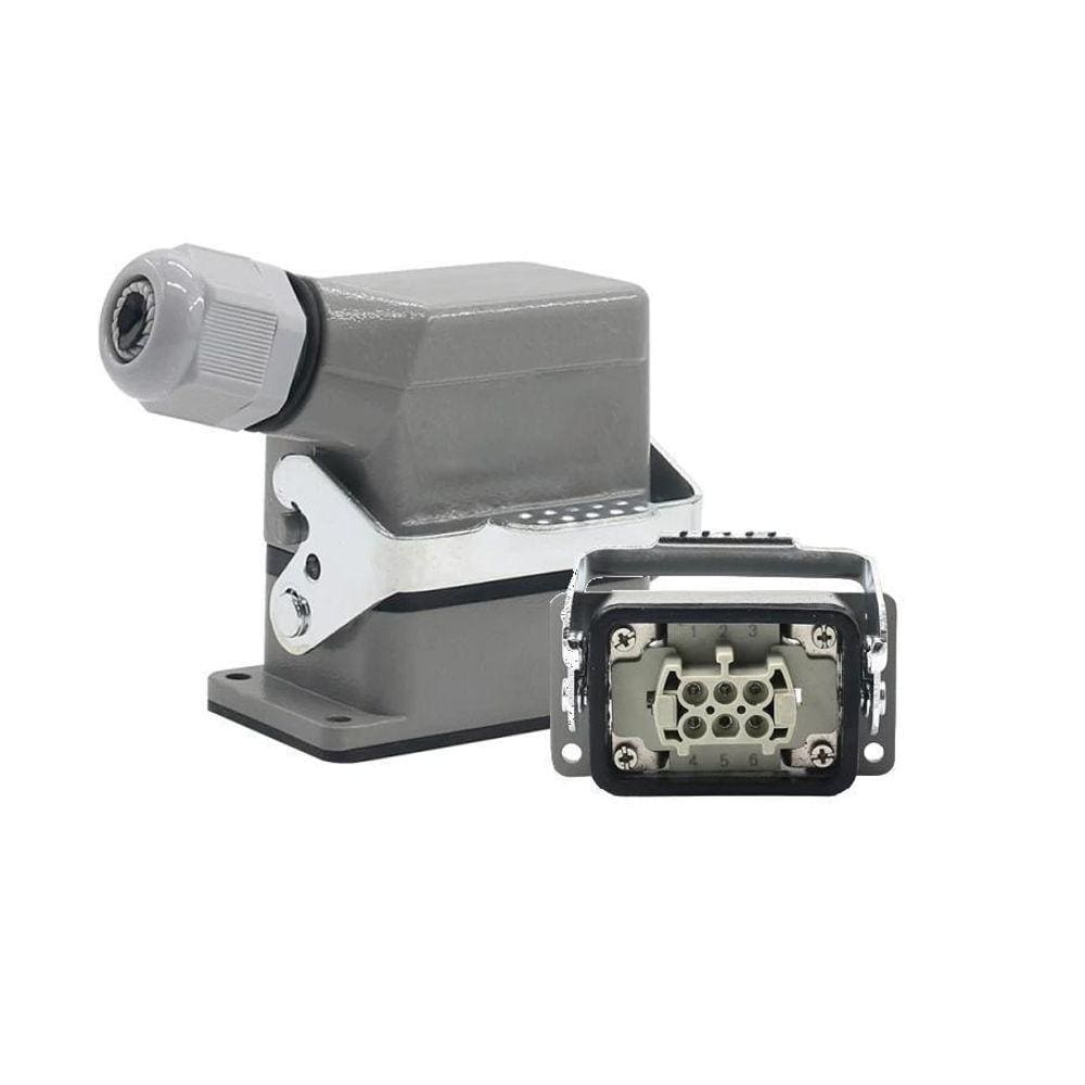 Tomada Multipolar 6 Polos + Terra 16A 500Vca / Macho E Fêmea