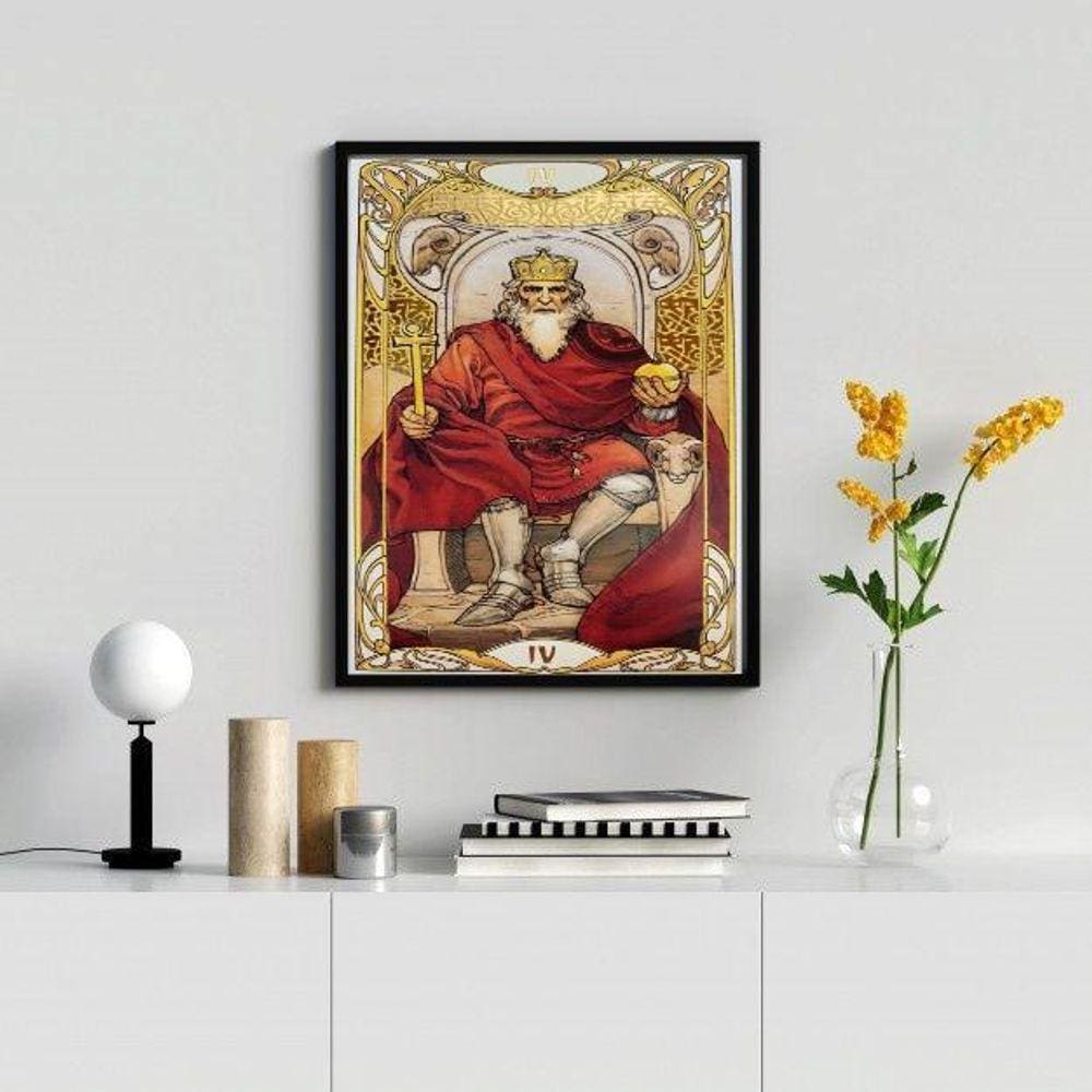 Quadro Decorativo O Imperador 33X24Cm