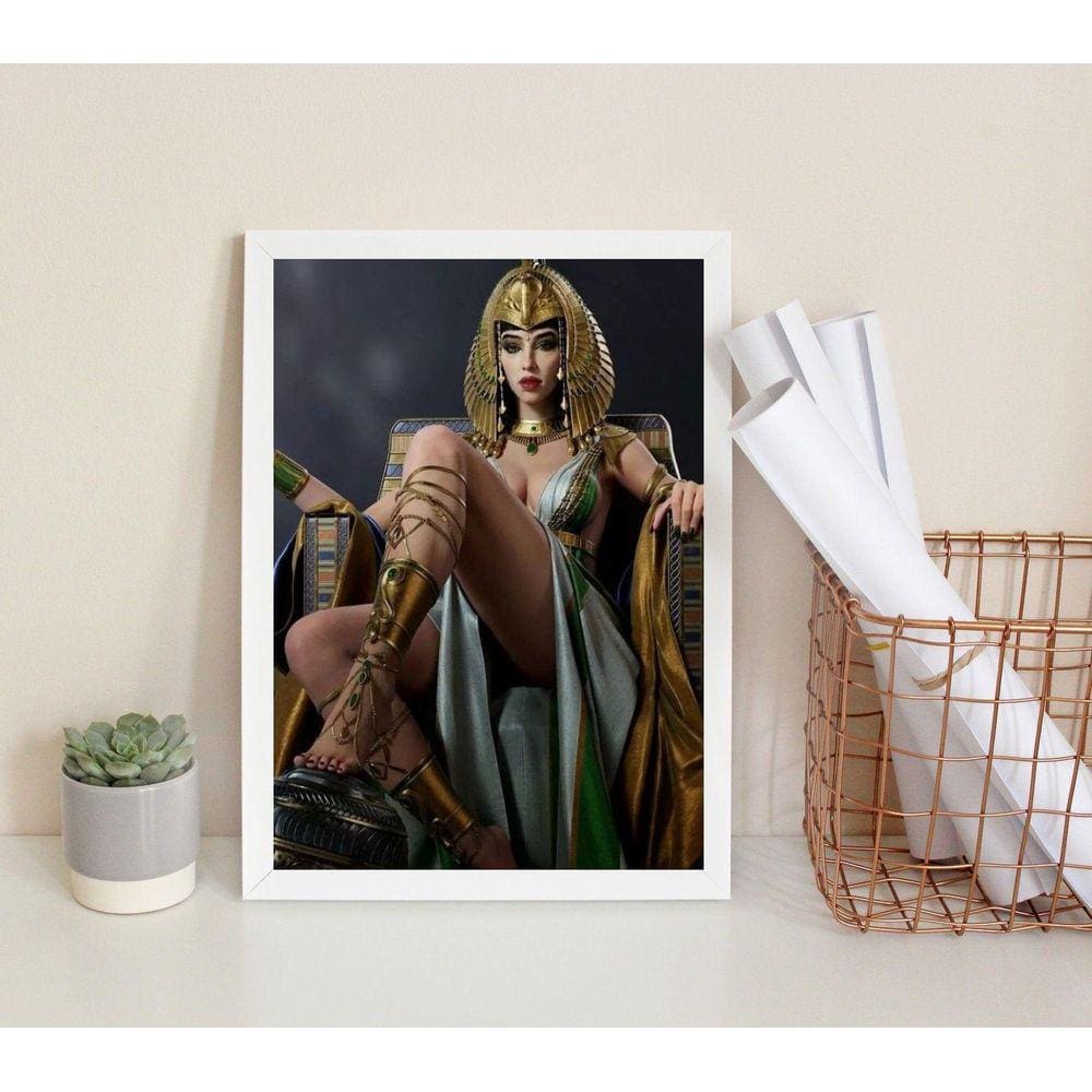 Quadro Decorativo Cleopatra - Arquétipo 24X18Cm - Com Vidro