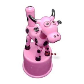 Brinquedo Retrô Mini Vaquinha Dançarina Mole Mole