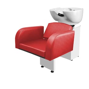 Lavatório Salão de Beleza Destak Vermelho (Não é de Madeira)