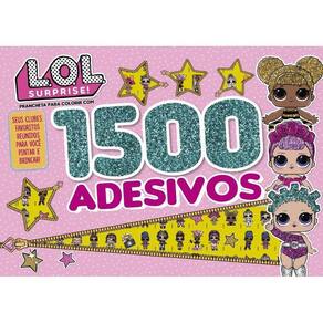 Livro Prancheta Para Colorir Com 1500 Adesivos Lol Surprise