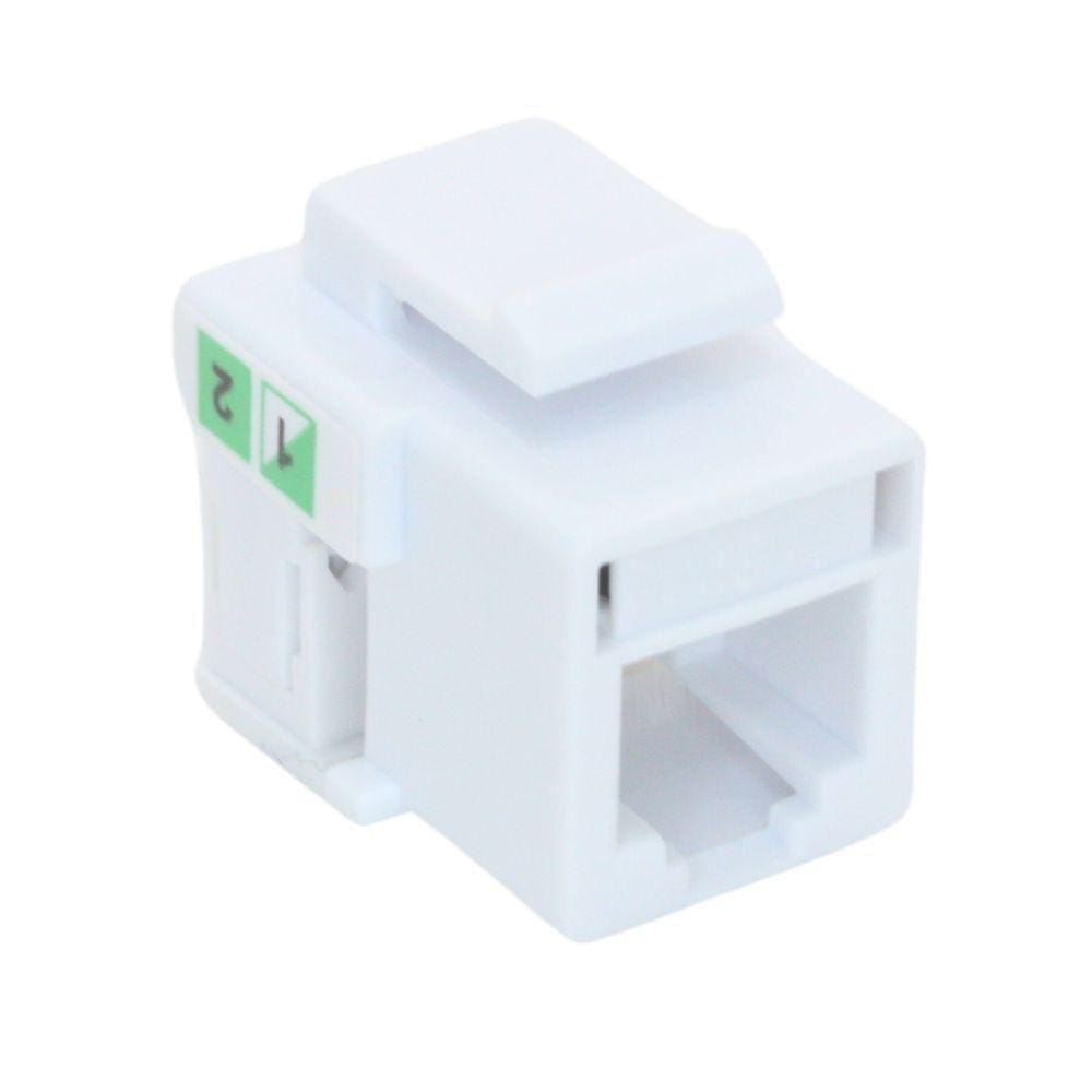 Conector Rj 11 Keystone 4 Pinos - Branco