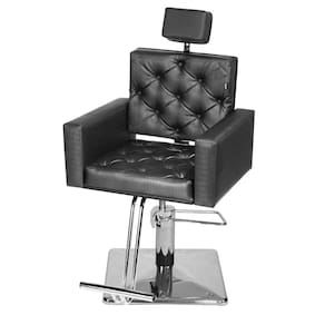 Cadeira Poltrona de Cabeleireiro Evidence Luxo Preto