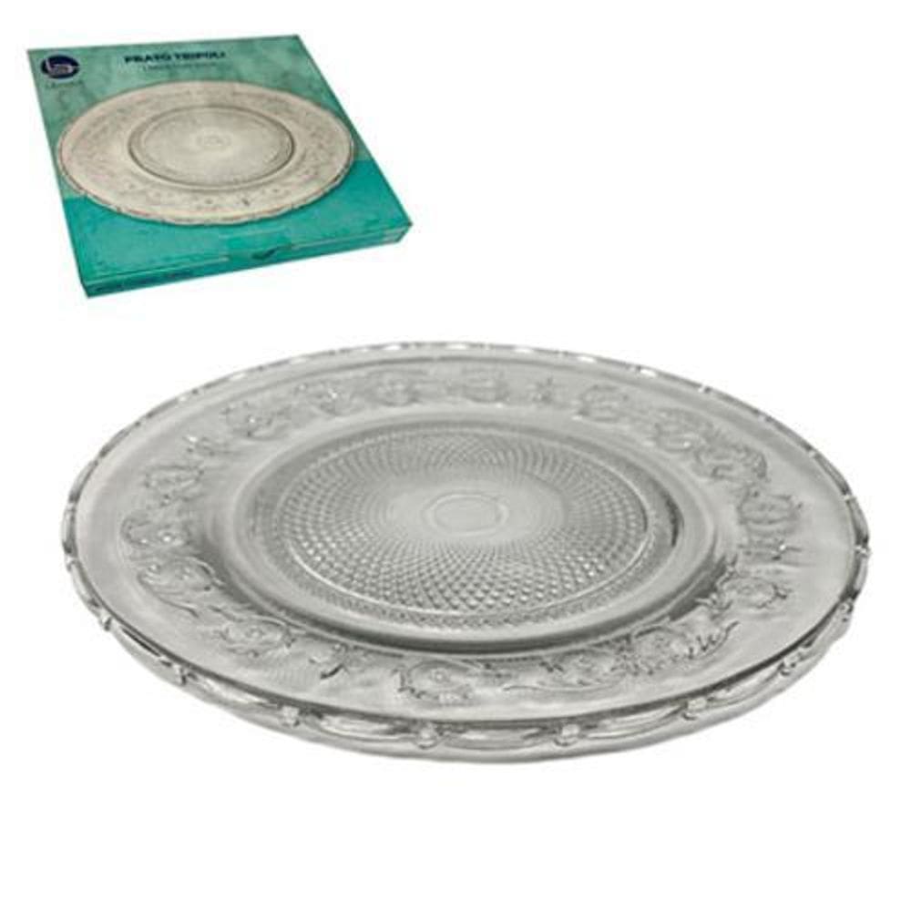 Prato De Vidro Tripoli 30 Cm
