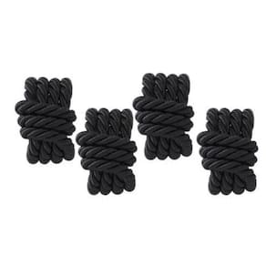 Argola de Guardanapo Trance 4 Pçs Preto