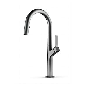 Torneira Monocomando De Cozinha Grafite Élégance 2 Jatos