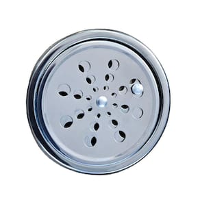 Ralo Grelha Redondo C/ Caixilho E Fechamento Cccf Inox 10Cm