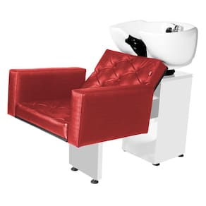 Lavatório Salão de Beleza Evidence Luxo Vermelho