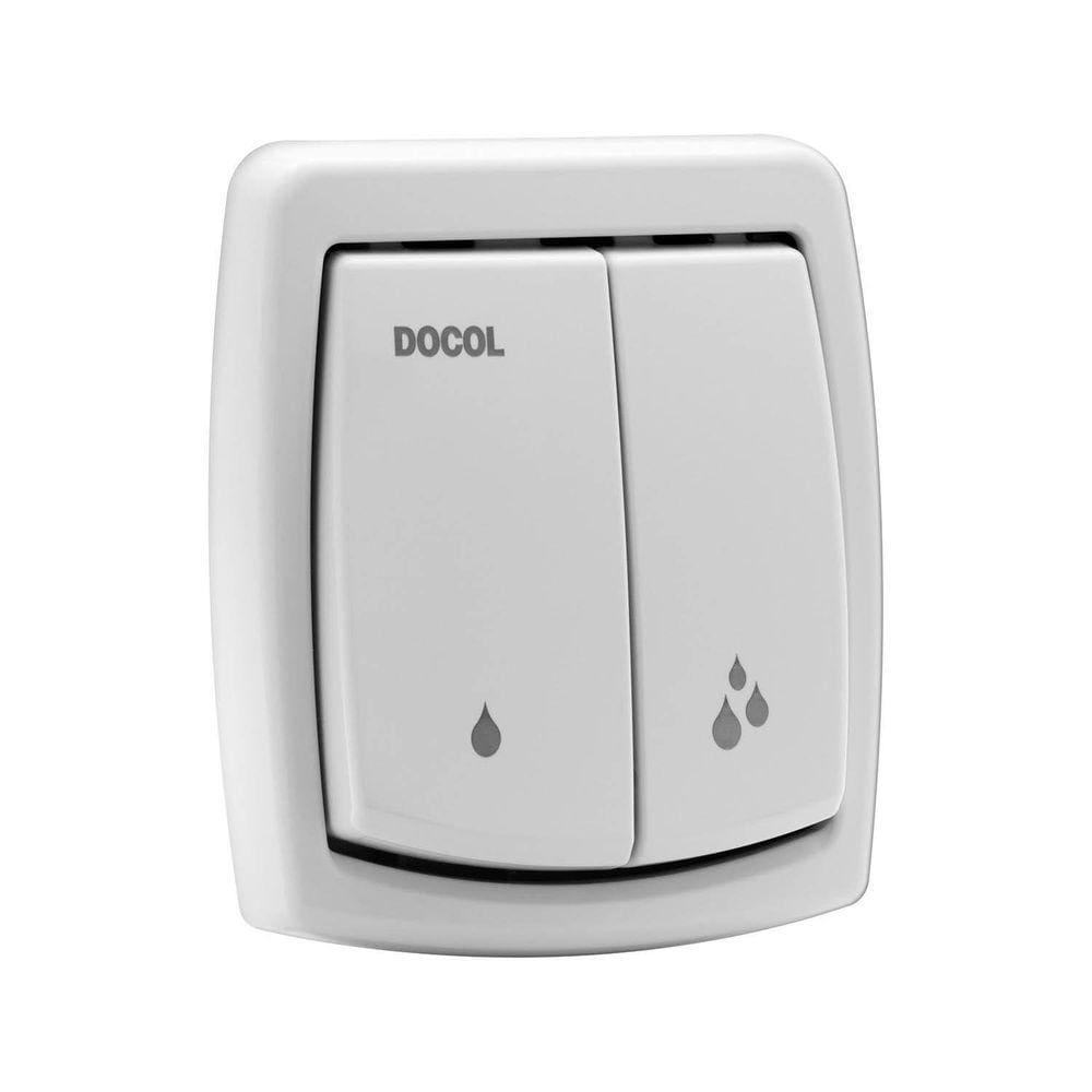 Acabamento para Válvula de Descarga Docol Salvágua Box Cinza Pérola