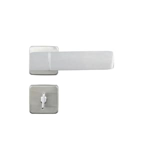 Fechadura para Porta de Banheiro com Roseta Capri 40mm MGM Alumínio