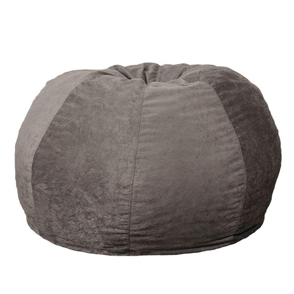 Puff Maçã 120cmx115cmx95cm Confort Espresso Móveis Cinza