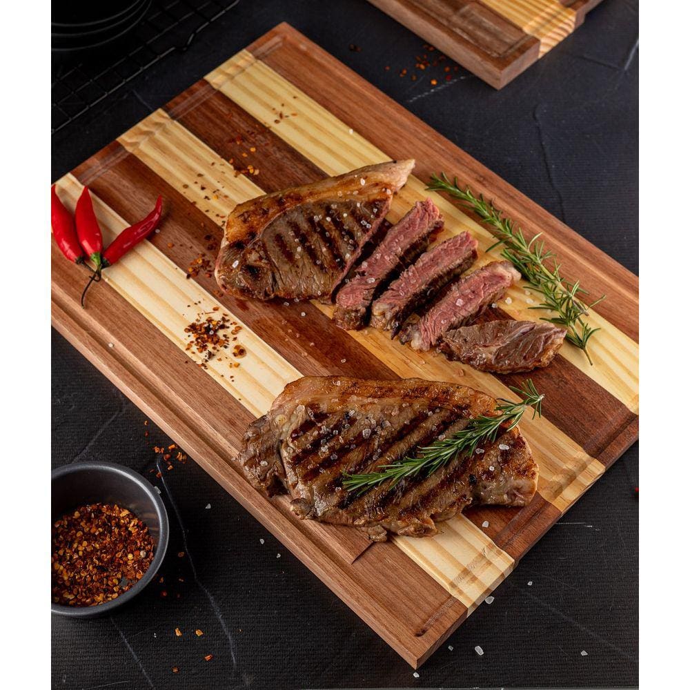 Tábua de Corte 35x24cm Churrasco e Cozinha Cortes de Carne