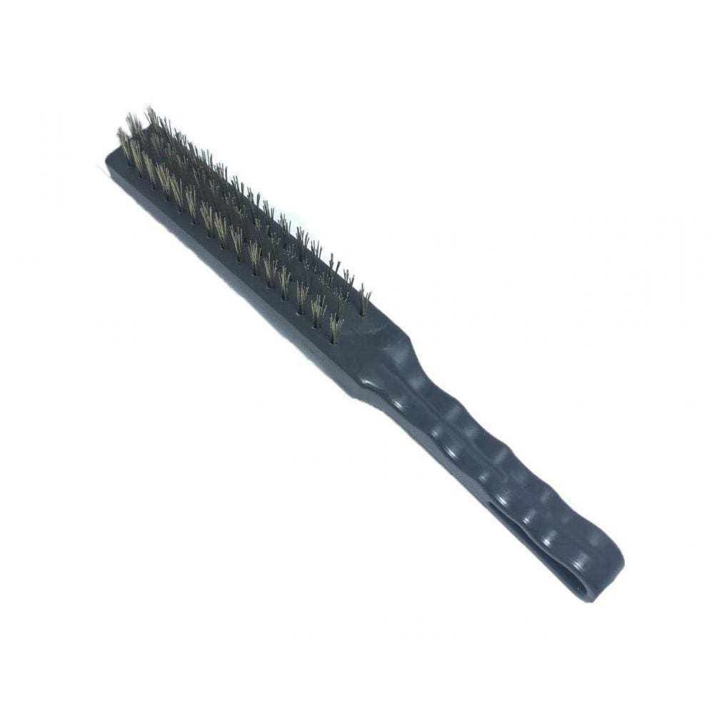 Escova Aco Latonado C/C 4 Fileiras C/6Pcs