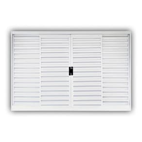 Janela de Aço Veneziana de Correr 100x150cm 4 Folhas Minas Sul MGM Branco