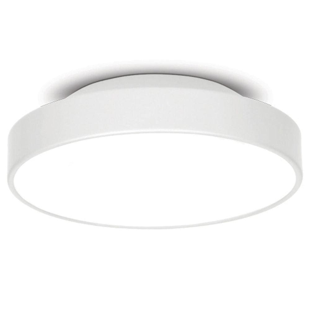 Plafon para 2 Lâmpadas Redondo 25cm 7651 JD Molina Branco