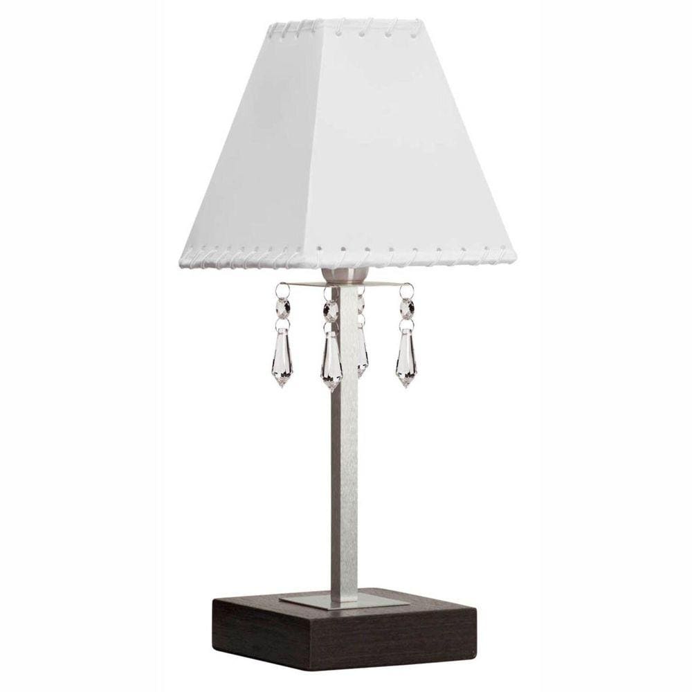 Abajur Cônico de Mesa 42cm Jd Molina 40 Wengue