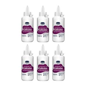 Amolecedor De Cutículas Ideal Rosa Mosqueta 100Ml - Kit 6Un