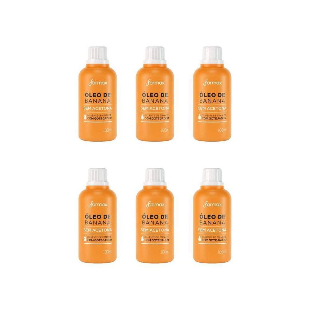 Oleo De Banana Farmax 100Ml-Kit C/6Un