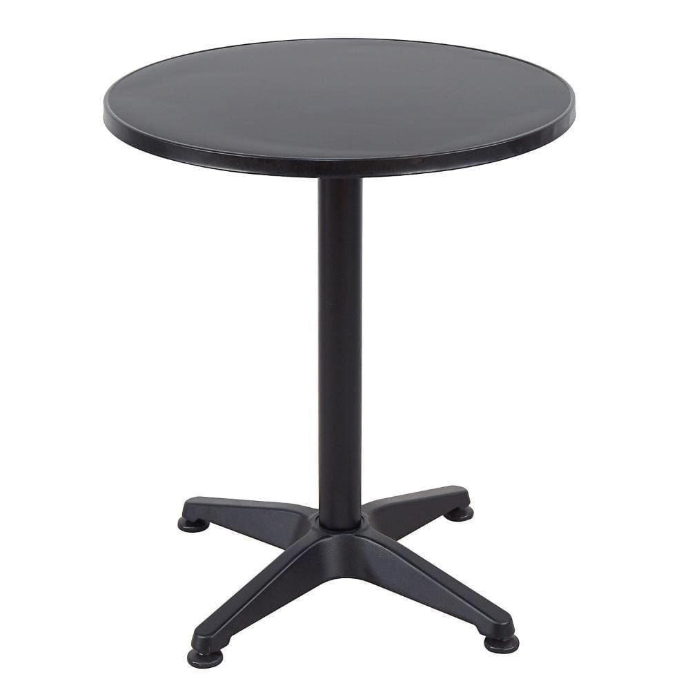 Mesa Verm 60Cm Alumínio Preto Just Home Collection