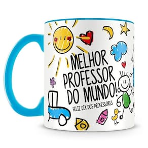 Caneca Personalizada Melhor Professor do Mundo