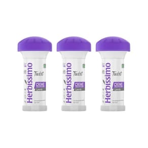 Desodorante Herbissimo Stick Creme Lavanda 45G - Kit Com 3Un