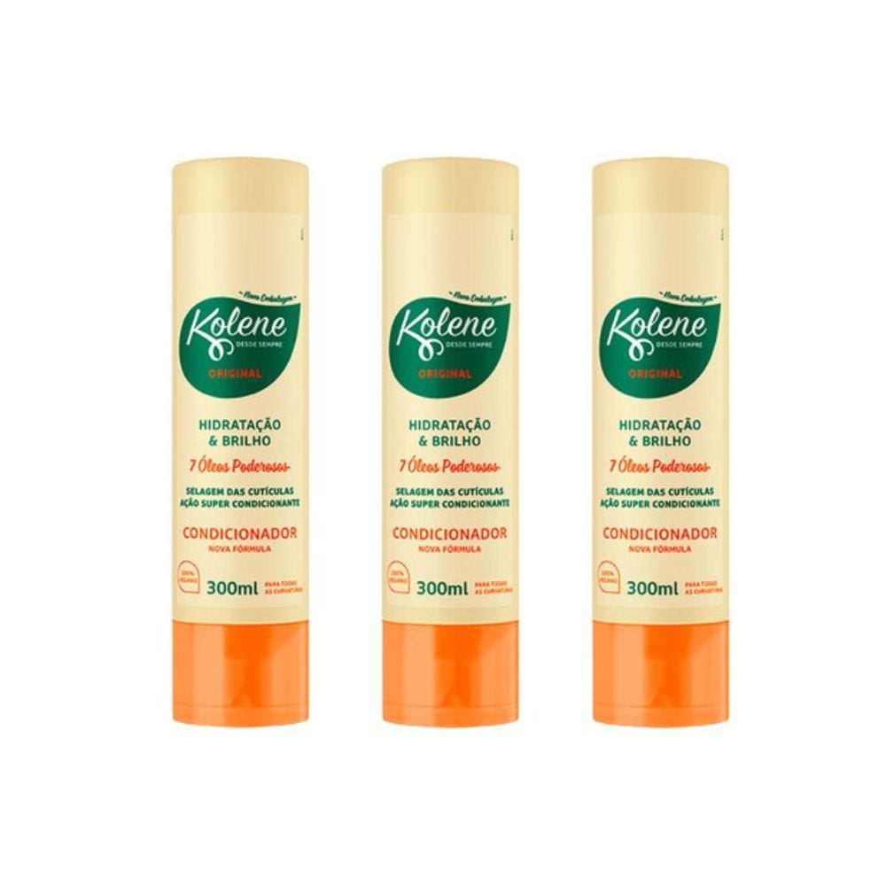 Condicionador Kolene 300Ml  - Kit Com 3Un