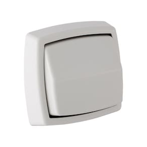 Acabamento Para Válvula De Descarga Branca Cool Abs Luxo
