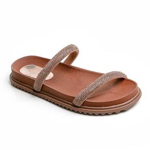 Sandália Birken BK02 Bronze com Strass 2586