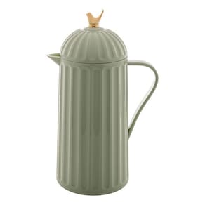 Garrafa Térmica Bird Café Chá Retro Luxo Vintage 1L Menta