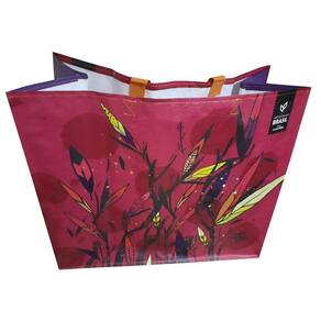 10 Sacolas Ráfia Retornável Grande 39x44x22cm Cores Nat. B4u