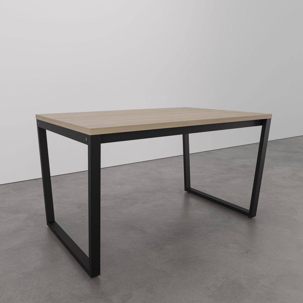 Mesa de Jantar 135x90cm Estilo Industrial Concept CabeCasa MadeiraMadeira Acácia/Preto