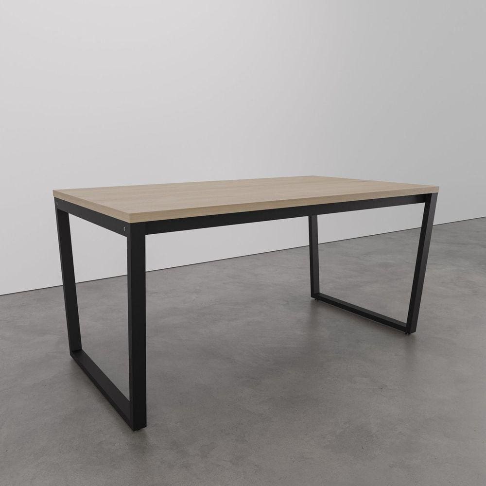 Mesa de Jantar 160x90cm Estilo Industrial Concept CabeCasa MadeiraMadeira Acácia/Preto