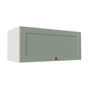 Armário Aéreo Porta Basculante 80cm Arizona CabeCasa MadeiraMadeira Branco/Menta